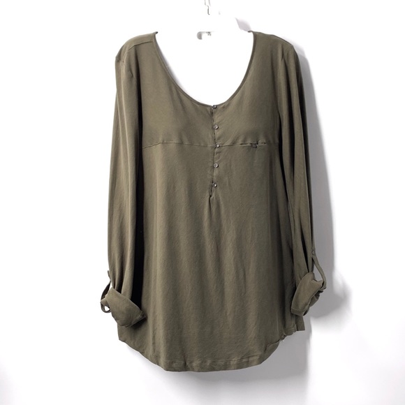 Massimo Dutti Tops - Massimo Dutti Henley T-Shirt women’s x-large